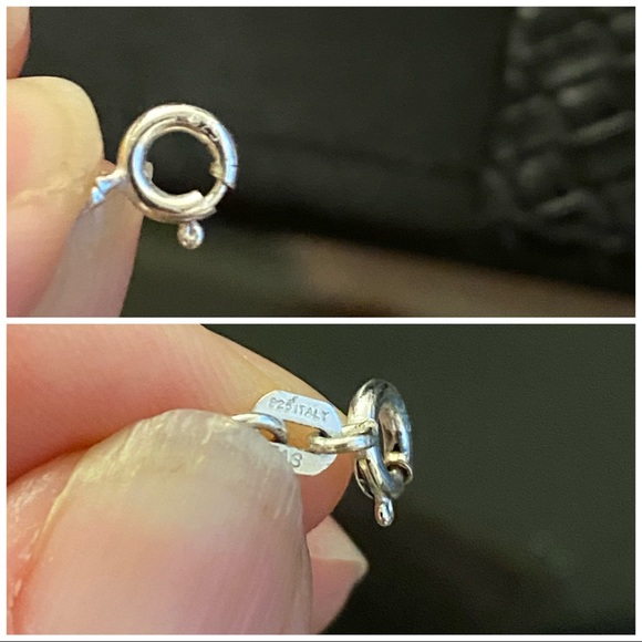 Love HEARTS Sterling Silver Anklet ITALY New 925 Bracelet! - Picture 5 of 9